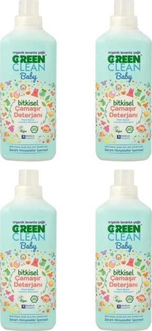 Green Clean Baby Çamaşır Deterjanı 1 L X 4 - Image 1