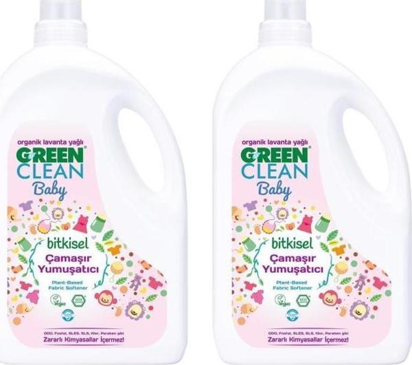 Green Clean Baby Çamaşır Yumuşatıcı 2,75 lt 2 Li Set - Image 1