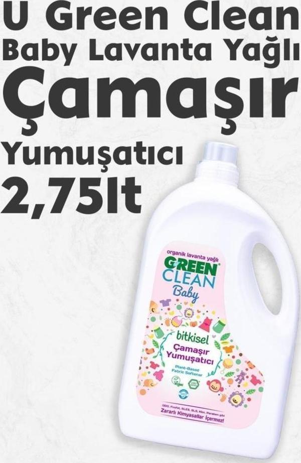 Green Clean Baby Çamaşır Yumuşatıcısı 2750 Ml Yıkama - Image 1