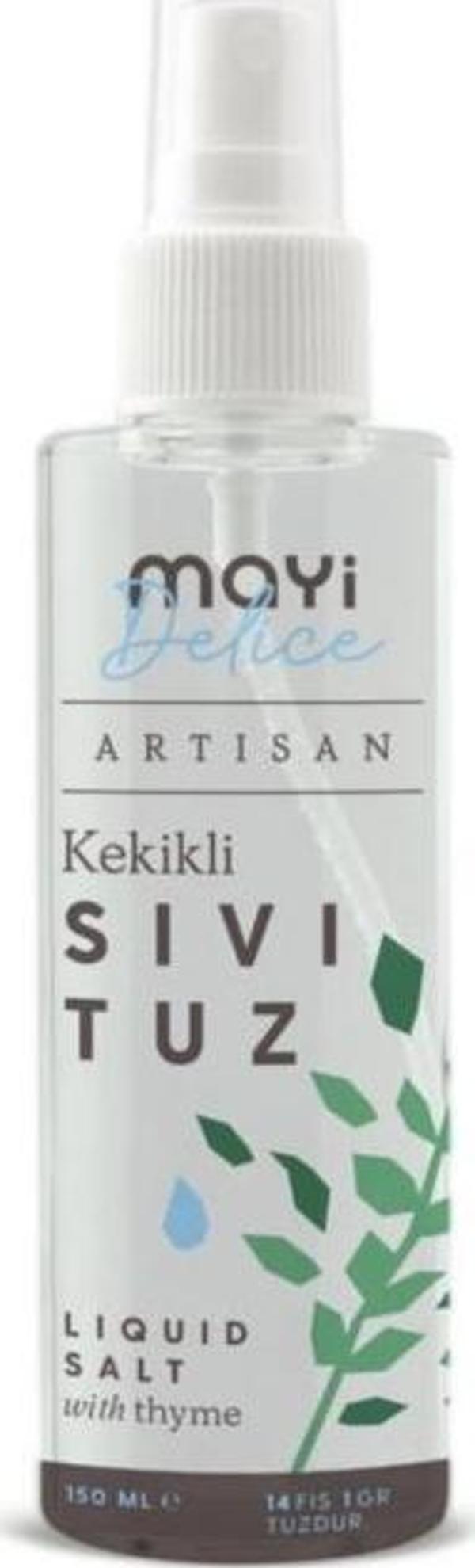 Mayi Tuz Mayi Artisan Kekikli Sıvı Tuz 150 Ml - Image 1