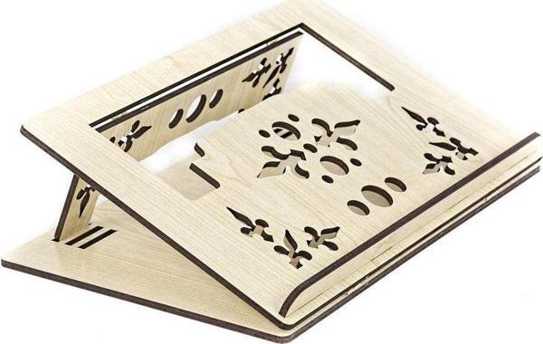 Masa Üstü Ahşap Rahle MDF Beyaz 29x42 cm - Image 1