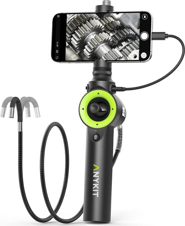 Anykit 360° Mafsallı Boroskop, 6.5mm Endoskop Muayene Kamerası - 1m - Image 1