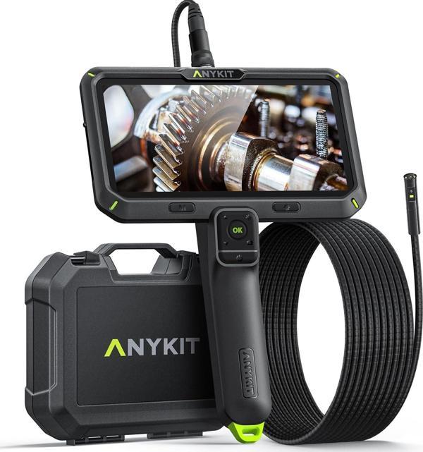 Anykit Çift Lensli Boroskop, 6 Inc IPS Ekran, Gözlem Kamerası - 3m Kablo - Image 1