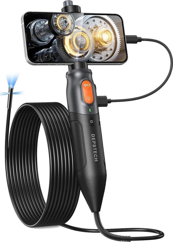 DEPSTECH 1080P Işıklı Üç Lensli Endoskop Kamera - 3m Kablo - 8mm - Image 1