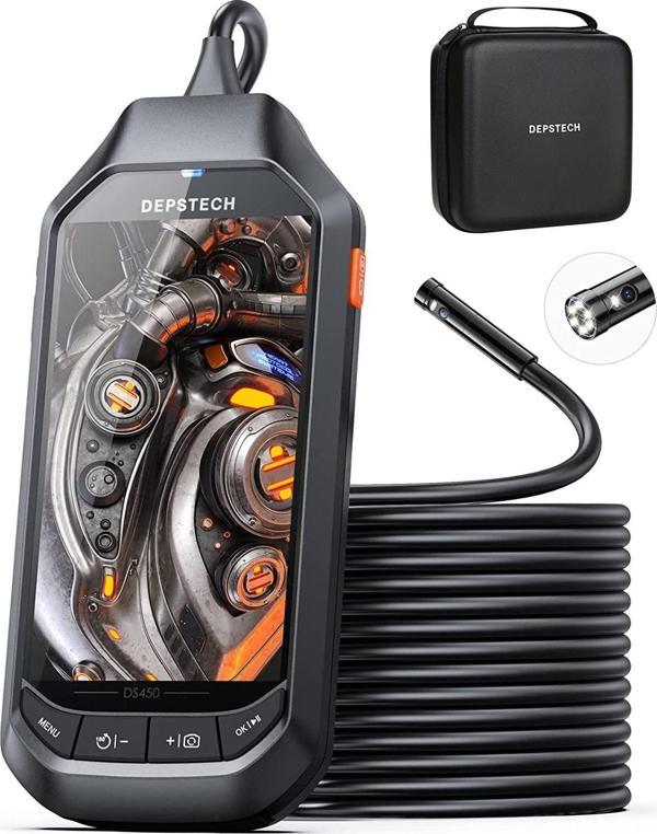 DEPSTECH Çift Lensli 4.5" IPS Ekran Endoskop Kamera 1080P HD - 5m - Image 1