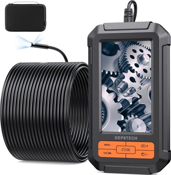 DEPSTECH Çift Lensli Endoskop Kamera, Işıklı, 1080P HD - 15m - Image 1