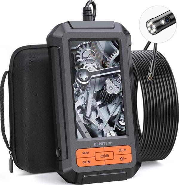 DEPSTECH Çift Lensli Endoskop Kamera, Işıklı, 1080P HD - 5m - Image 1