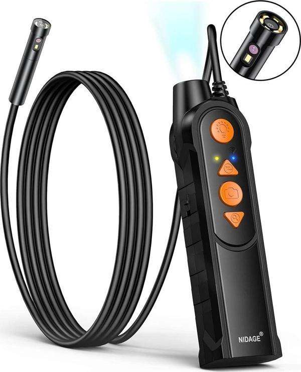 NIDAGE 5.0mm Ultra İnce Çift Lensli Muayene Kamerası - 1080P - 1.5m - Image 1