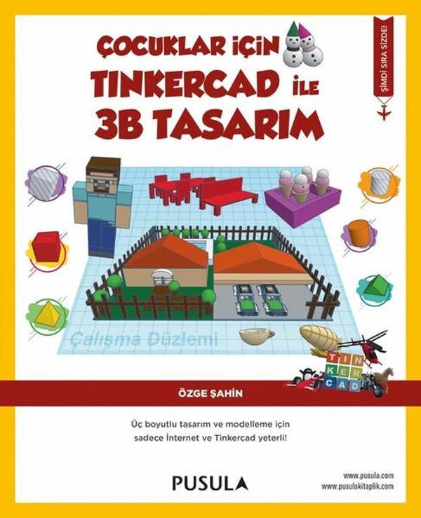 Çocuklar İçin Tinkercad ile 3B Tasarım - Pusula Yayıncılık - Image 1