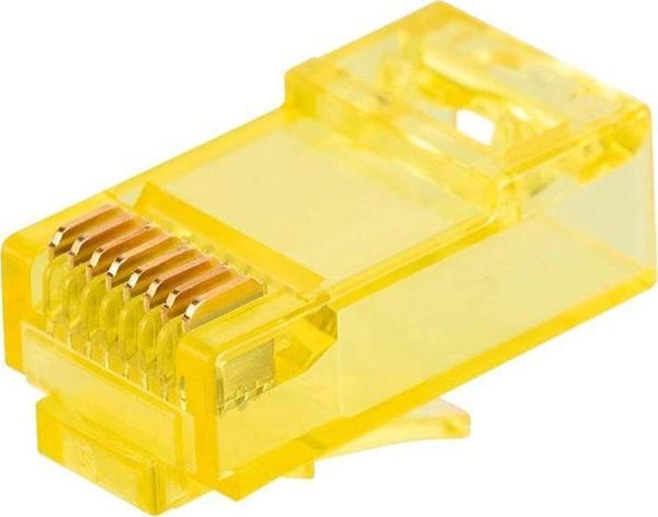 POWERMASTER PM-22700 RJ45 RJ45 CAT6 8P/8C SARI SOKET (100LÜ PAKET) - Image 1
