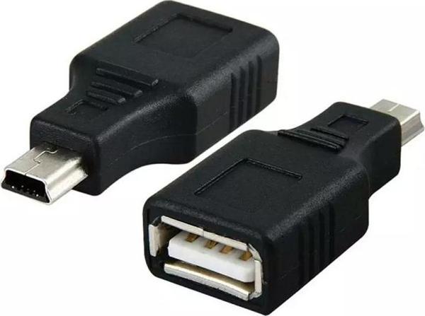 POWERMASTER USB DİŞİ/MİNİ USB ERKEK ÇEVİRİCİ ADAPTÖR - Image 1