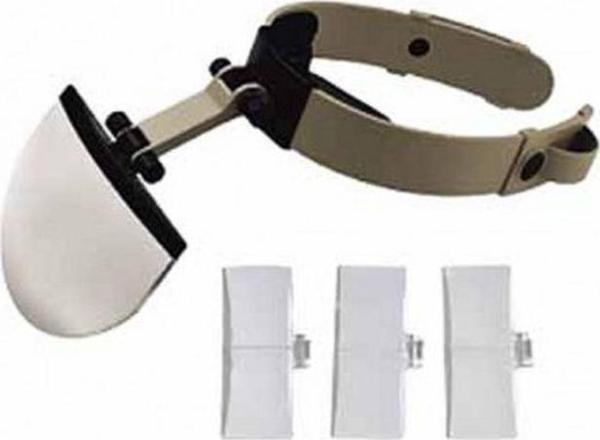 Şapka Tip Kask Büyüteç 4 Farklı Büyütme Lensli Büyüteç - Image 1