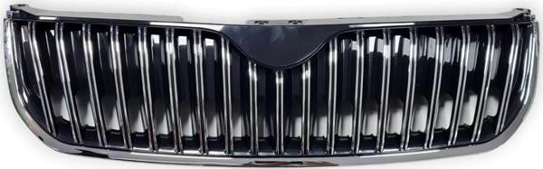 Skoda Superb 2 2009-2013 Ön Panjur Izgarası Full Krom 3T0853668A - Image 1