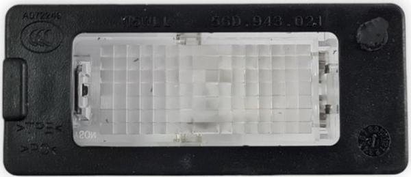Skoda Yeti 2014-2018 Arka Plaka Aydınlatma Lambası 5N0943021B - Image 1