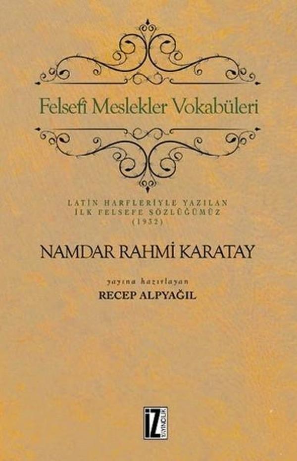Felsefi Meslekler Vokabüleri - İz Yayıncılık - Image 1