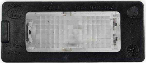 VW Touareg 2011-2014 Arka Plaka Aydınlatma Lambası 5N0943021 - Image 1