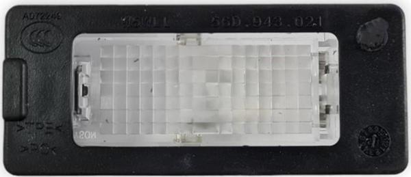VW Touran 2011-2015 Arka Plaka Aydınlatma Lambası 5N0943021A - Image 1