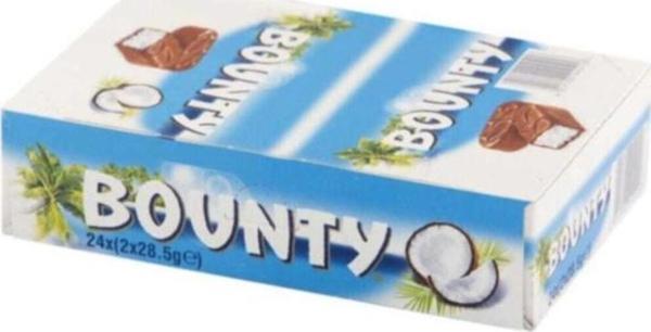 Bounty Hindistan Cevizli Çikolata 57 gr (24 Adet) - Image 1