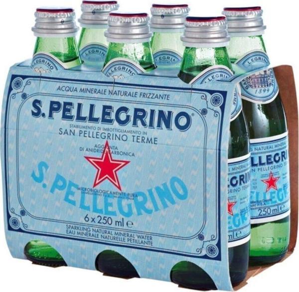 San Pellegrino Maden Suyu 250 ml 6'lı - Image 1