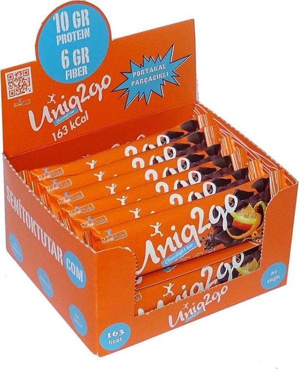 Uniq2Go Chocolight Protein Bar 50 gr 16 Adet - Image 1
