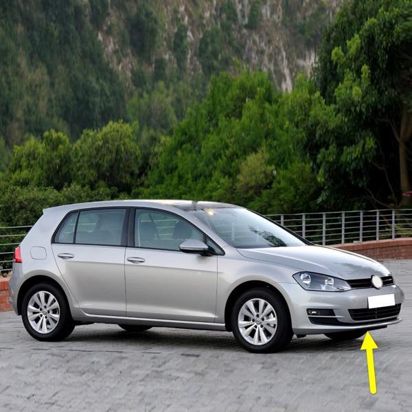 VW Golf 7 2013-2017 Ön Tampon Alt Kaplama Spoyler 5G0805915 - Image 1