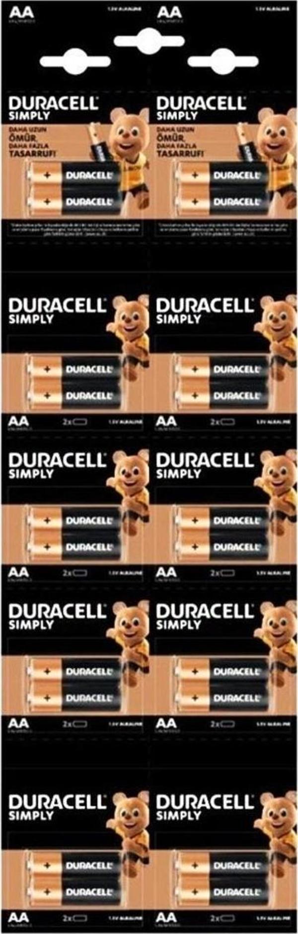 Duracell 20'li Kartela 1.5 V Alkalin Aa Kalem Pil Tp:9768 - Image 1