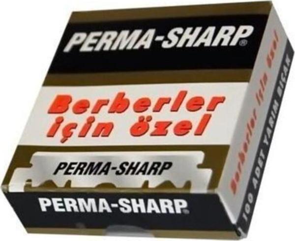 Permasharp Berberler Için Özel 100 Adet Yarım Jilet - Image 1