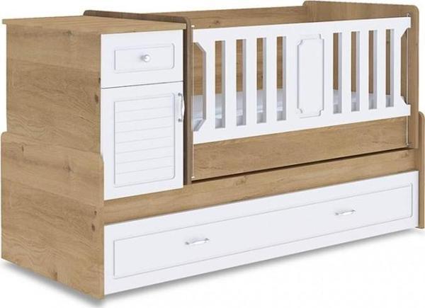 Babyhope Santana 970-57 Büyüyebilen Beşik Karyola 80x180 cm Sallanan Büyüyen - Image 1