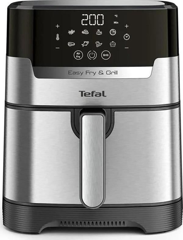 Tefal Ey505D Easy Fry & Grill Precision+ Yağsız Fritöz Airfryer, Hava İle Kızartma & Izgara - Image 1