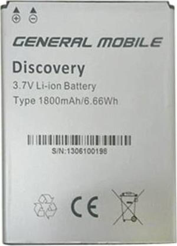 Sesatech General Mobile Uyumlu Discovery E3 Batarya - Image 1