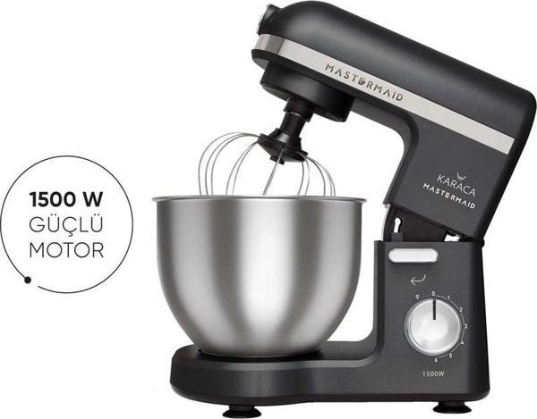 Karaca Mastermaid Chef Stand Mikser Shiny Black 1500W 5 Lt - Image 1
