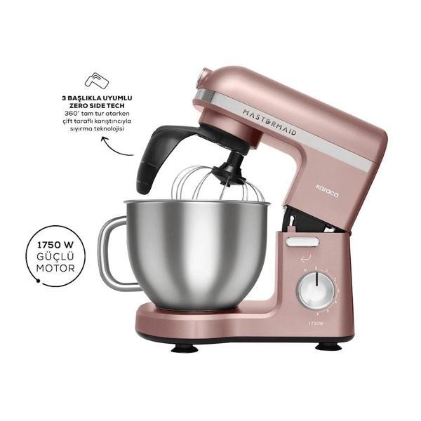 Karaca Mastermaid Chef Pro Çift Kollu Hamur Yoğurma Makinesi Rosegold 1750 W 5L - Image 1