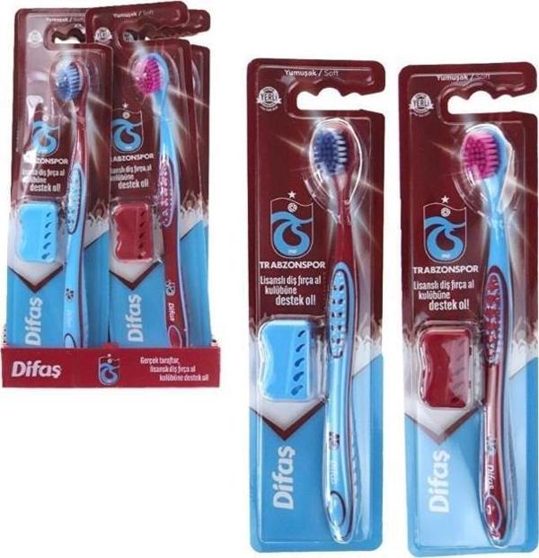 Difaş Trabzonspor Yetişkin Diş Fırçası Yumuşak - Image 1
