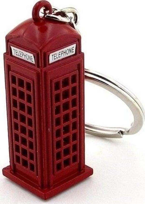 London Londra Telefon Kulübesi Metal Anahtarlık Kc804 - Image 1