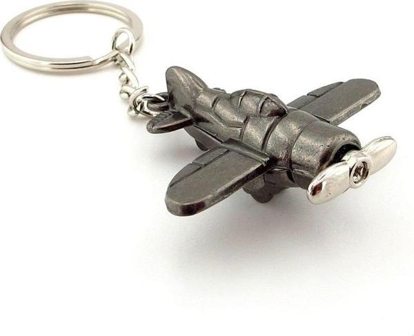 Spitfire Pervaneli Uçak İkinci Dünya Savaşı Metal Anahtarlık KC070 - Image 1