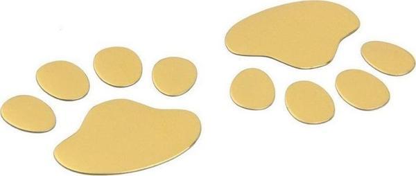 ALTIN PATİ LAPTOP VE OTOMOBİL STICKERI CS029 - Image 1