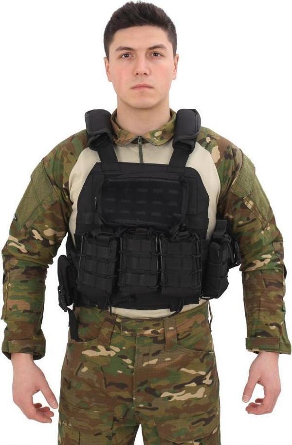 Single Sword Kasırga Tactical Balistik Plaka Takılabilen Açık Cepli Hücum Yeleği - Image 1