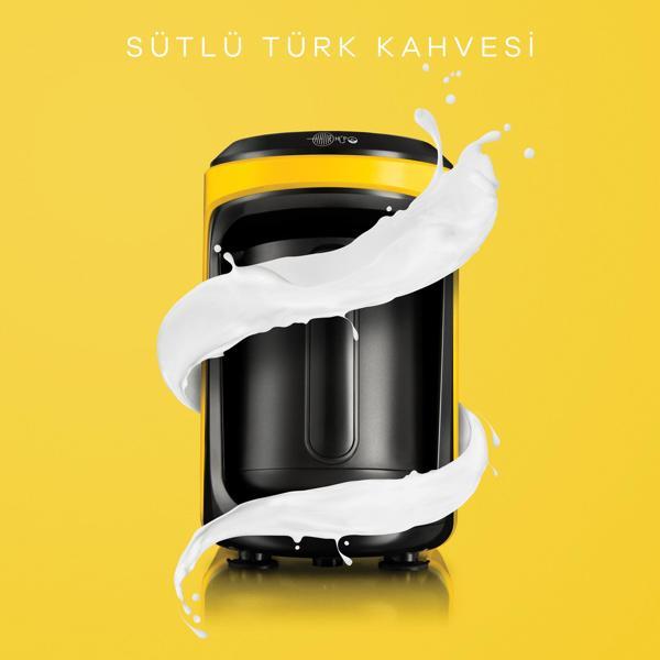 Karaca Hatır Hüps Sütlü Türk Kahve Makinesi Yellow - Image 1