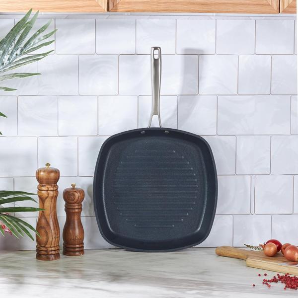 Karaca Biodiamond Pro İndüksiyon Tabanlı Grill Tava 28 Cm - Image 1