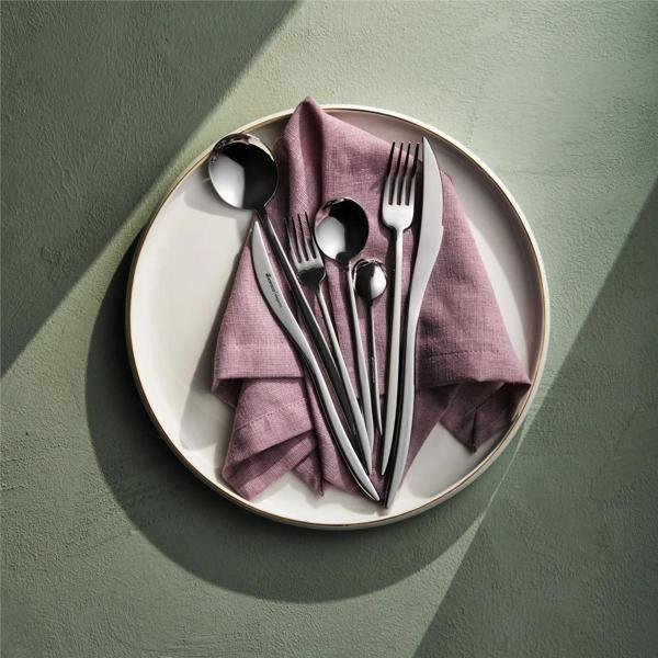 Karaca Amour 84 Parça 12 Kişilik Elegance Kişilik Çatal Kaşık Bıçak Takımı Kutulu - Image 1