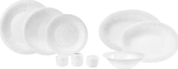 Karaca Fine Pearl Eternal 58 Parça 12 Kişilik İnci Yemek Takımı - Image 1