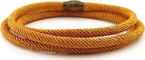 3 SIRA DOLAMA BRONZ MANYETİK MIKNATISLI ERKEK BİLEKLİK BT351 - Image 1