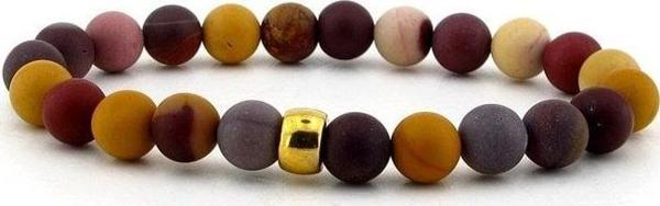 ALACA MAT JASPER DOĞAL TAŞ ERKEK BİLEKLİK B664 - Image 1