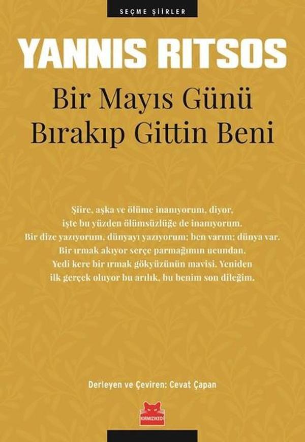Bir Mayıs Günü Bırakıp Gittin Beni - Kırmızı Kedi Yayınevi - Image 1