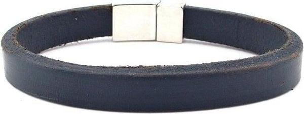 ORJİNAL KALIN DERİ METAL MIKNATISLI ERKEK BİLEKLİK M017C - Image 1