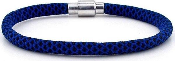 LACİVERT SİYAH PARACORD İPLİ MIKNATISLI ERKEK BİLEKLİK M012E - Image 1