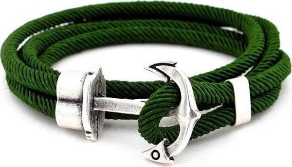 YEŞİL SARMA BÜYÜK ÇAPALI ERKEK BİLEKLİK BT394 - Image 1