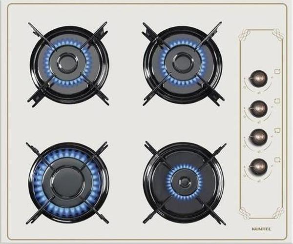 Kumtel KO-40 TAHDF Rustik Bej Cam Ankastre Ocak - Image 1