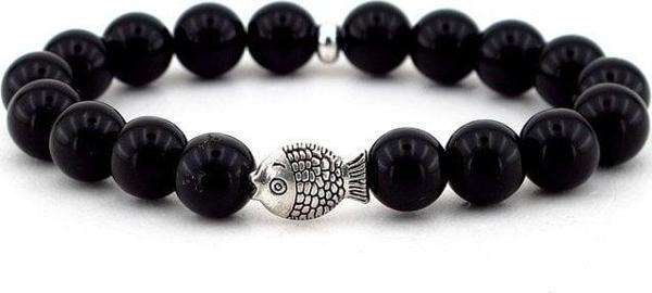 BALIK UÇLU ONİKS TAŞLI DOĞAL KADIN BİLEKLİK B840 - Image 1