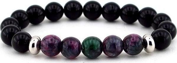 RUBİZOİT ONİKS DOĞAL TAŞ KADIN BİLEKLİK B832 - Image 1